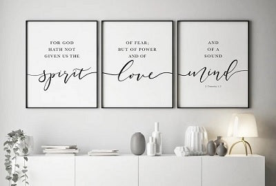 14 Best 2 Timothy 1:7 Wall Art Ideas (Act in Love! Click Here)