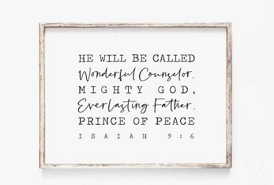 13 Isaiah 9:6-7 Wall Art Ideas (Great Christmas Gift! - Click Here!)