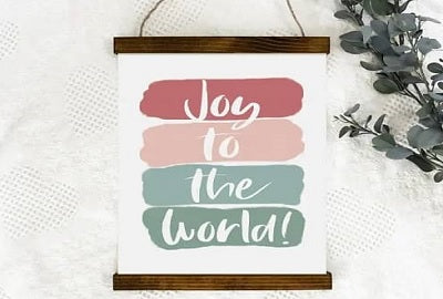 15 Best Joy To The World Signs - Create a Holiday Spirit! Click Here