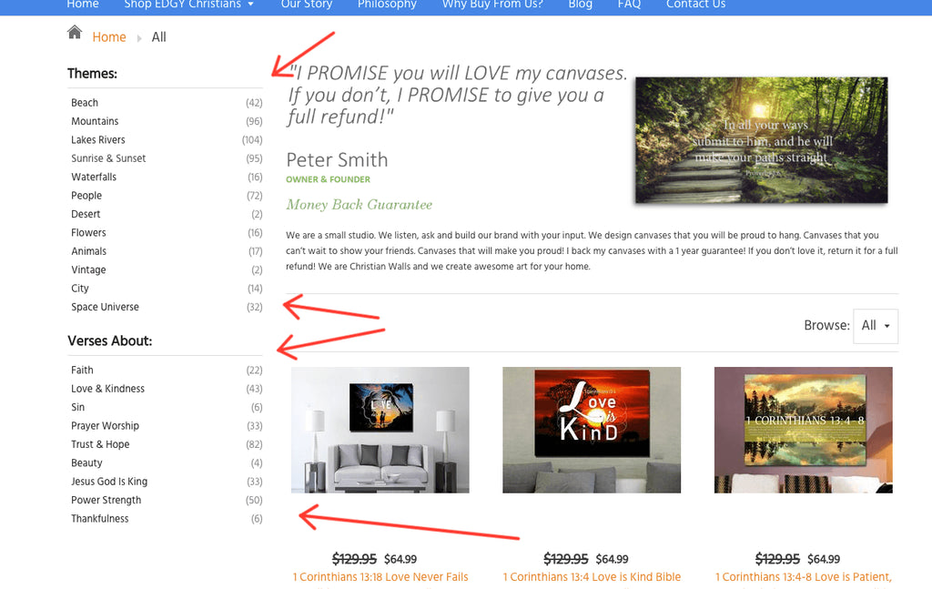 Just Added Filters - For Easier Browsing
