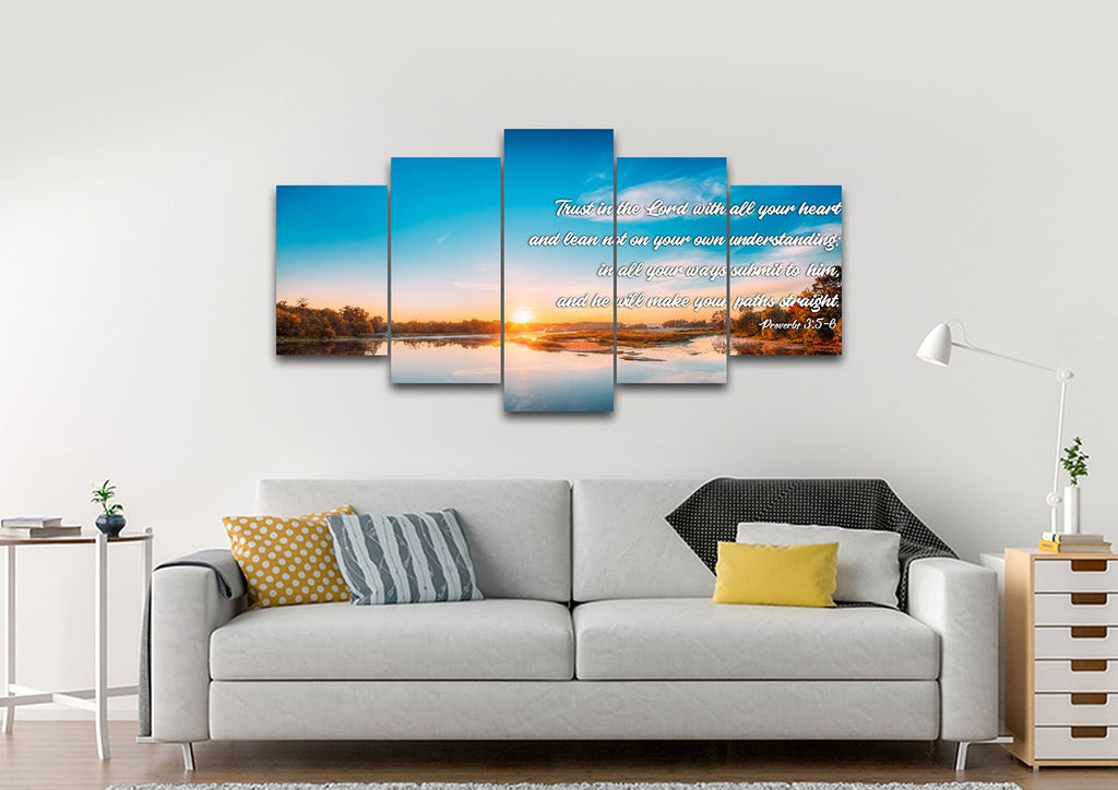 Proverbs 3:5-6 Canvases added!