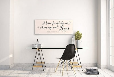 11 The One Whom My Soul Loves Wall Art & Decor Ideas! Solomon 3:4
