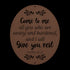 #135 Matthew 11:28 Oval Metal Sign "Come to Me"