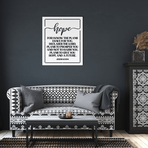 #137 Jeremiah 29:11 Metal Sign