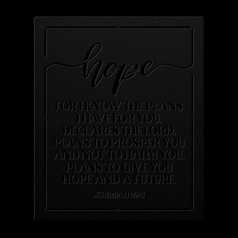 #137 Jeremiah 29:11 Metal Sign