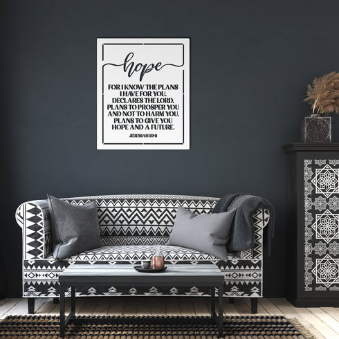 #137 Jeremiah 29:11 Metal Sign