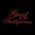 #140 - Great is Thy Faithfulness Cursive Metal Art