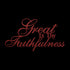 #140 - Great is Thy Faithfulness Cursive Metal Art