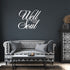 #141 - It is Well With my Soul Cursive Metal Wall Art