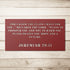 #142 - Jeremiah 29:11 Block Letters Rectangle Metal Wall Art