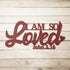 #154 - John 3:16 “I Am So Loved” metal wall art