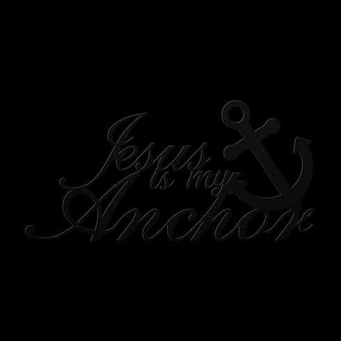 #157 - Jesus is my Anchor Metal Wall Art