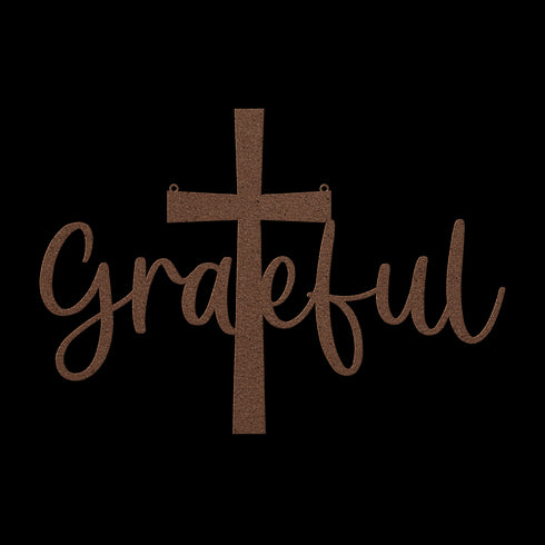 #158 - Grateful Metal Wall Art