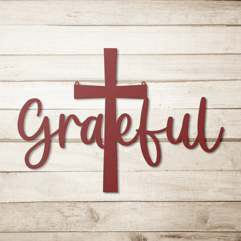 #158 - Grateful Metal Wall Art