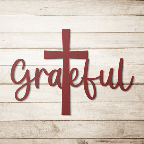 #158 - Grateful Metal Wall Art