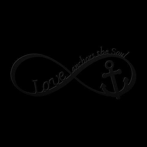 #159 - Love Anchors the Soul Metal Wall Art