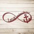 #159 - Love Anchors the Soul Metal Wall Art