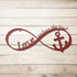 #159 - Love Anchors the Soul Metal Wall Art