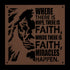 #161 - Lion Where There is Faith Metal Wall Art