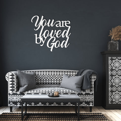 #170 - You Are Loved by God Metal Wall Art