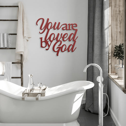 #170 - You Are Loved by God Metal Wall Art