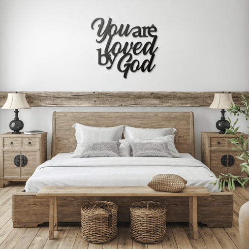 #170 - You Are Loved by God Metal Wall Art