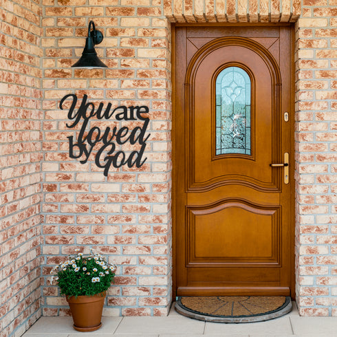 #170 - You Are Loved by God Metal Wall Art