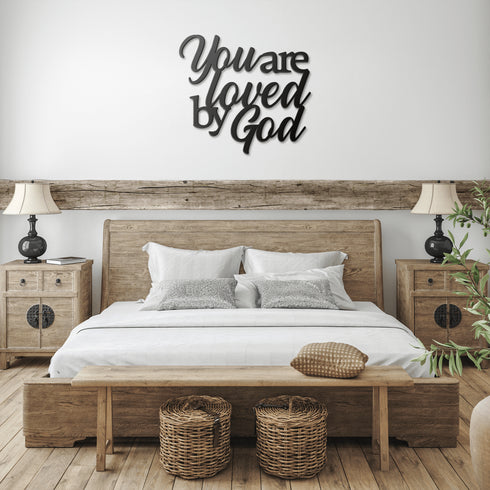 #170 - You Are Loved by God Metal Wall Art