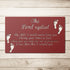 #172 - Footprints in the Sand Rectangle Metal Wall Art