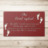 #172 - Footprints in the Sand Rectangle Metal Wall Art