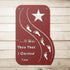 #176 - Footprints in the Sand Star Metal Wall Art