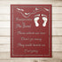 #193 - Footprints in the Sand Metal Wall Art
