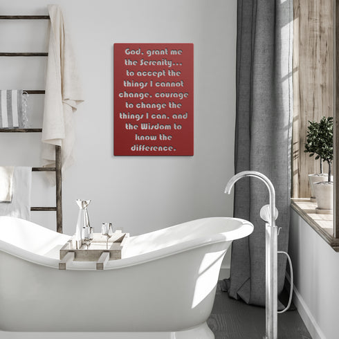 #195 - Serenity Prayer Metal Wall Art