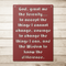 #195 - Serenity Prayer in Bold Font Metal Wall Art