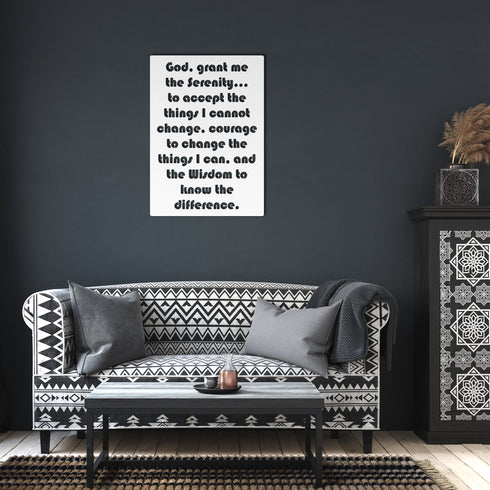 #195 - Serenity Prayer Metal Wall Art