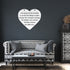 #196 - Heart Serenity Metal Wall Art