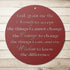 #197 - Serenity Prayer Round Metal Wall Art
