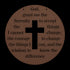 #198 - Serenity Prayer Cross Metal Wall Art
