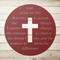 #198 - Serenity Prayer Cross Metal Wall Art
