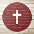 #198 - Serenity Prayer Cross Metal Wall Art