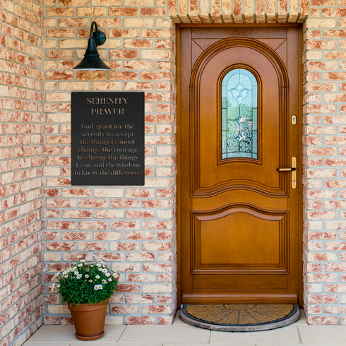#199 - Serenity Prayer Metal Wall Art
