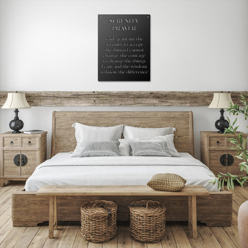#199 - Serenity Prayer Metal Wall Art
