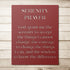 #199 - Serenity Prayer Metal Wall Art