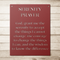 #199 - Serenity Prayer Metal Wall Art