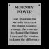 #199 - Serenity Prayer Metal Wall Art
