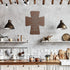 #1 Faith Integrated Cross Metal Wall Art