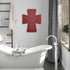#1 Faith Integrated Cross Metal Wall Art