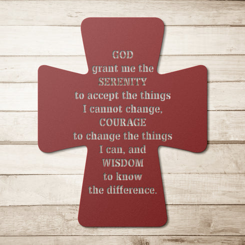 #1 Faith Integrated Cross Metal Wall Art