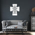 #1 Faith Integrated Cross Metal Wall Art
