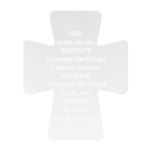 #1 Faith Integrated Cross Metal Wall Art